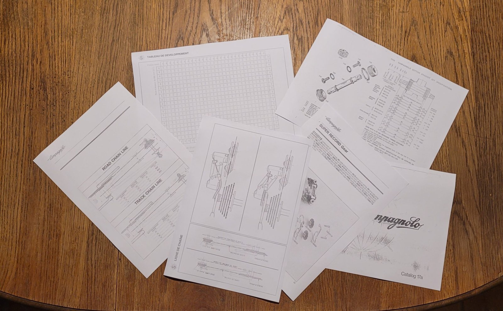 campagnolo and simplex precision documentation-cycle raymond